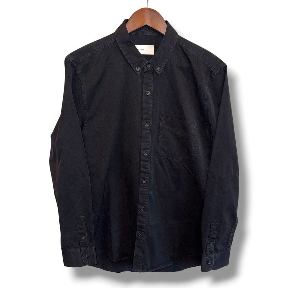 Bldwn Vintage Black Oxford Button Down Made in USA Men’s Sz S